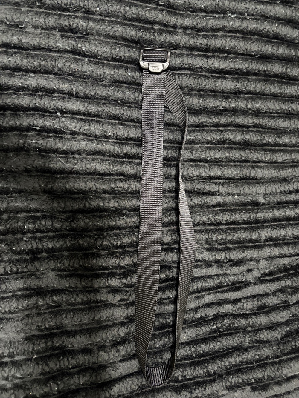5.11 Tactical Women's Black Nylon Webbing Belt with Metal Buckle
